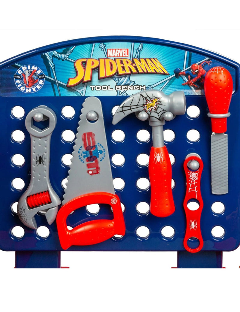 Conjunto de Ferramentas do Homem-Aranha com Carrinho Desmontável (84 Peças)