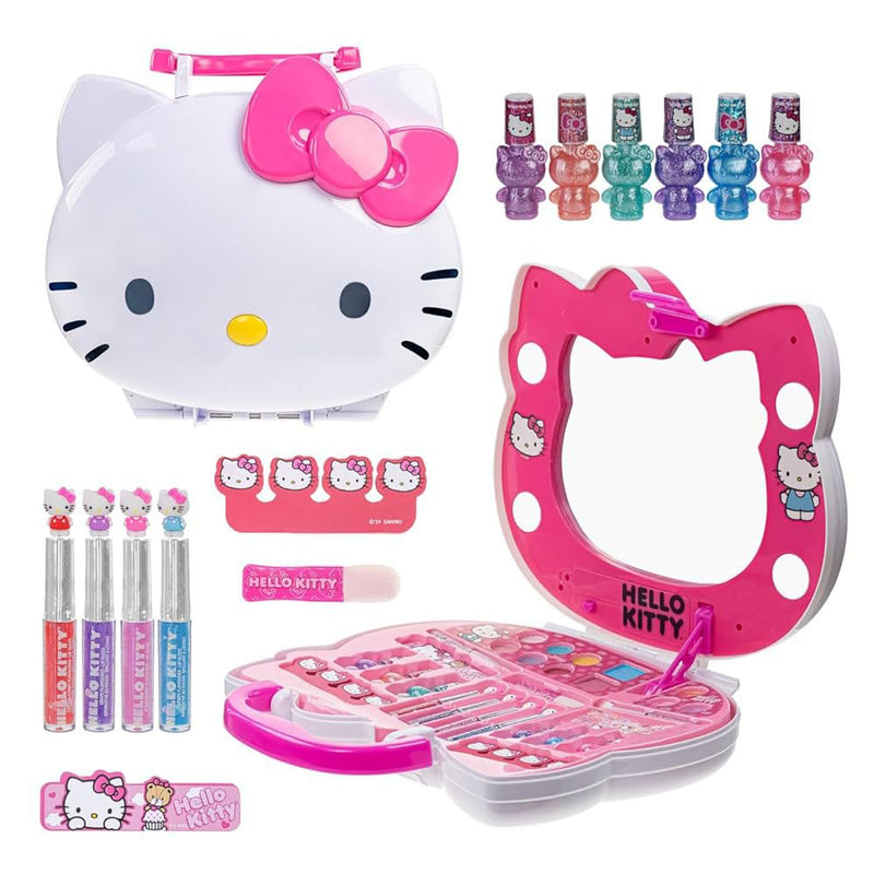 Kit Maquiagem Hello Kitty com LED – Edição Limitada