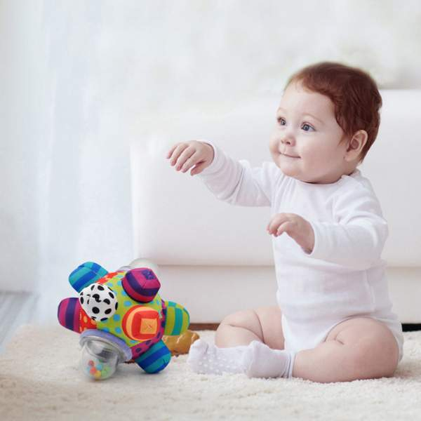 Bola Chocalho com Extremidades Sensorial