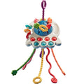 Brinquedo Bebê Montessori Puxa-Puxa Mordedor