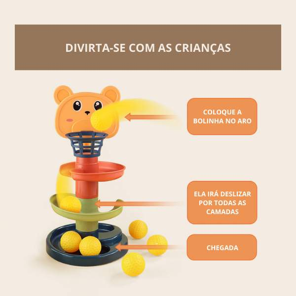 Brinquedo Pista Espiral Montessori