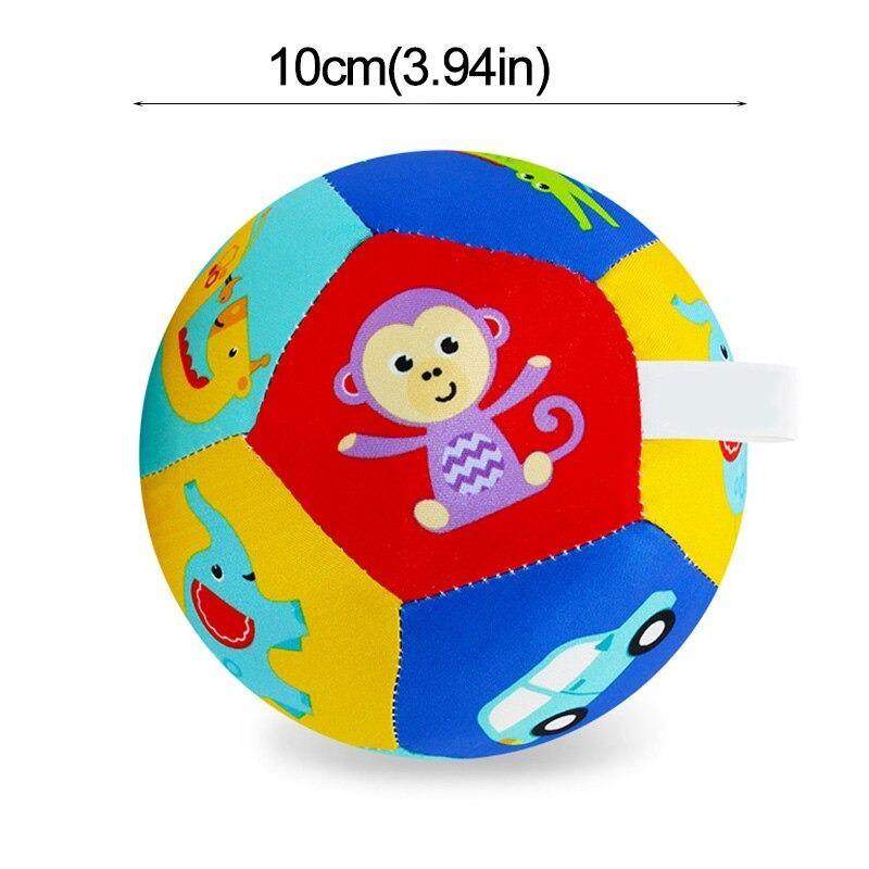 Brinquedo Bola de Tecido Chocalho Soft | 3-12 Meses