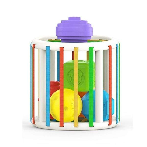 Brinquedo de Encaixe Educativo Montessoriano p /Bebê | 12-36 Meses