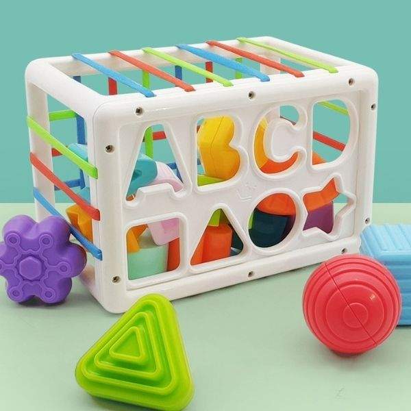 Brinquedo de Encaixe Educativo Montessoriano p /Bebê | 12-36 Meses