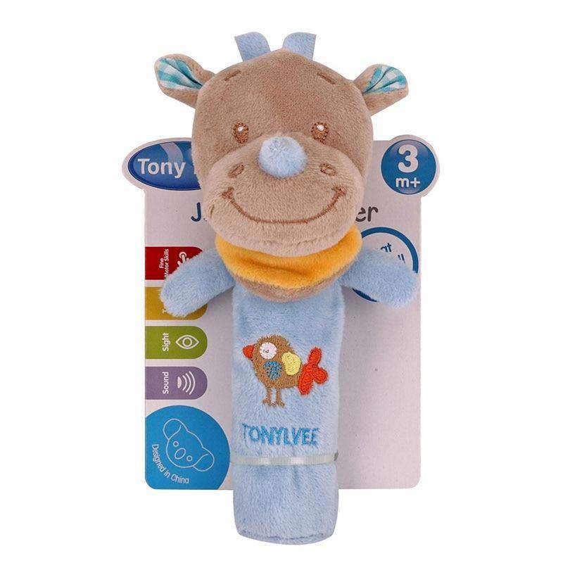 Brinquedo de Pelúcia de Mão Chocalho | 3-12 Meses