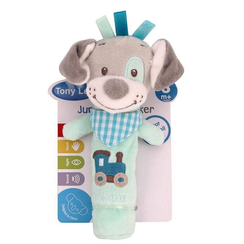 Brinquedo de Pelúcia de Mão Chocalho | 3-12 Meses