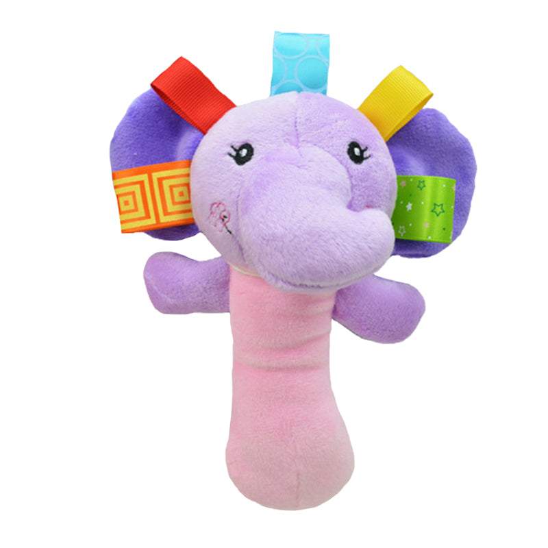 Chocalho Soft de Mão Animais Coloridos | 3-12 Meses