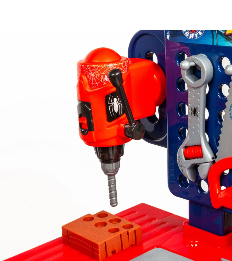 Conjunto de Ferramentas do Homem-Aranha com Carrinho Desmontável (84 Peças)