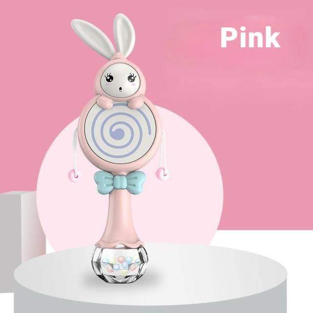 Chocalho Naninha Brinquedo Mordedor Ilumina Musical  3-12M